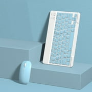 Bluetooth Keyboard Mouse,Rechargeable Wireless Keyboard Mouse Combo, Compact Slim Full Size Keyboard and Mouse For A?droid Wi?dows PC Tablet